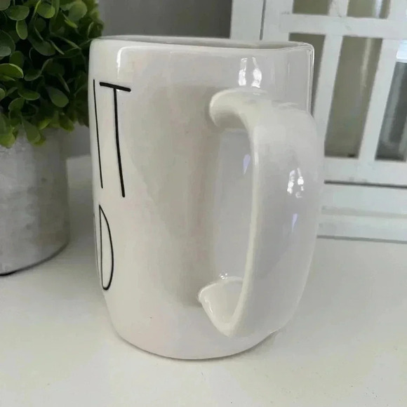 Rae Dunn Ceramic Mug Fix It Dad Black and White - Picture 7 of 7